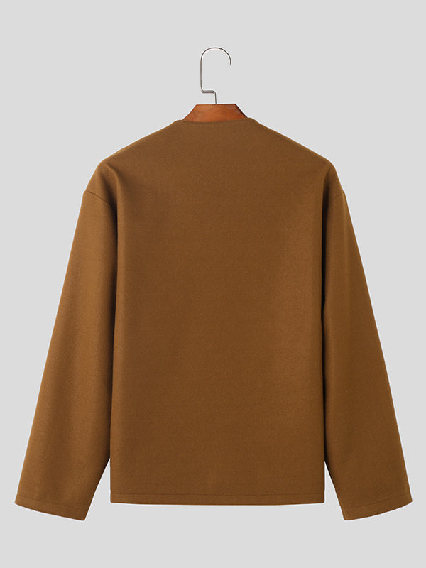 Ricardo | Giacca casual in tweed con bottoni frontali