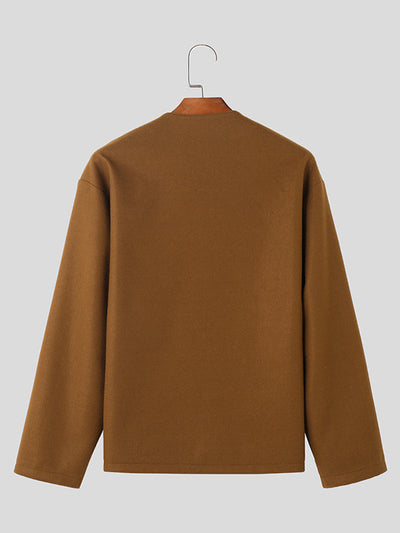 Ricardo | Giacca casual in tweed con bottoni frontali