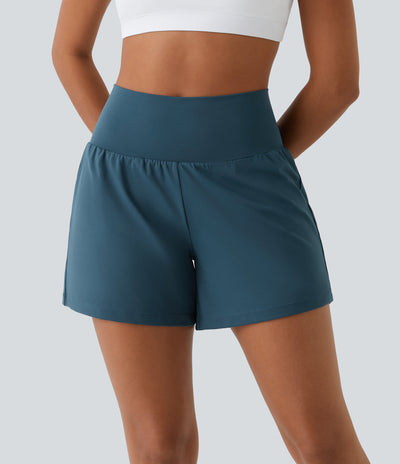 Margarethe Pantaloncini Yoga Donna – 2 in 1, Alta Vita, Elastico e Traspirante-5