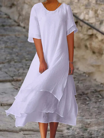 Variant image for Asimmetrico | Abito Sciolto Donna Elegante-33
