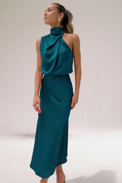 Melissa | Abito in raso glamour