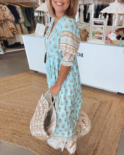 Emilia | Abito casual con stampa
