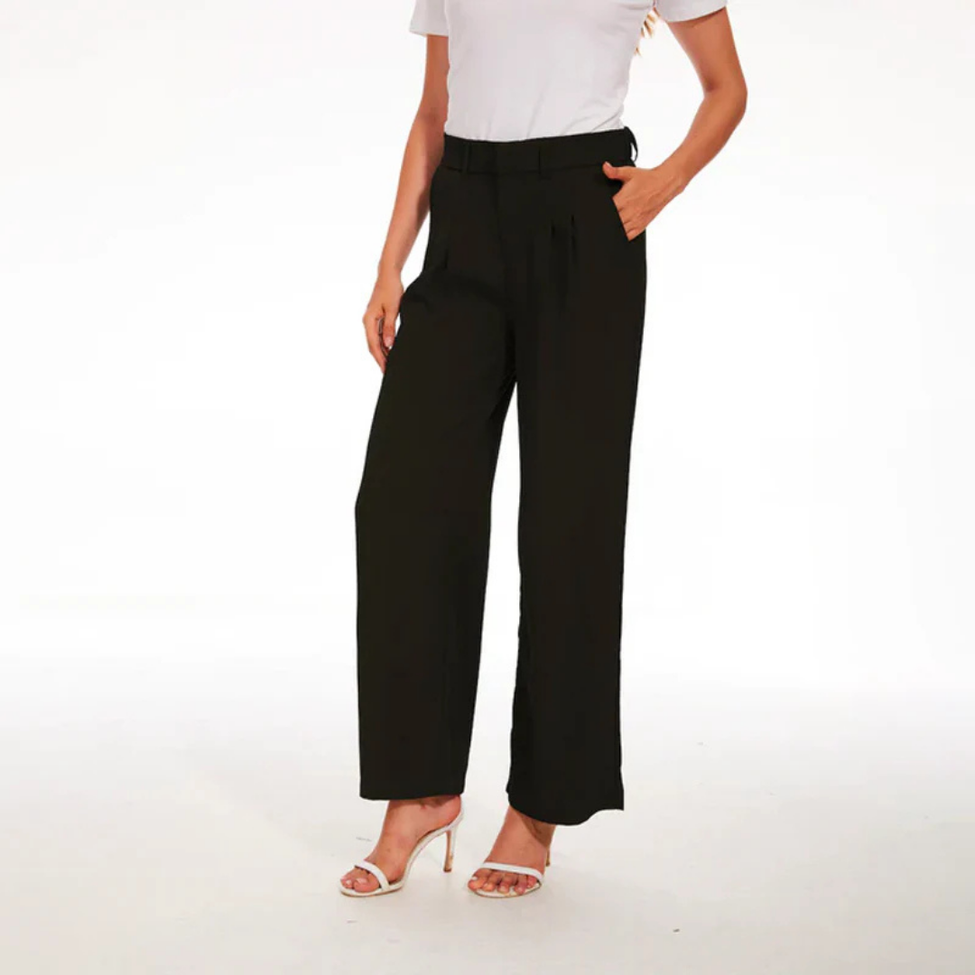 Riva | Pantaloni Donna Gamba Larga Eleganti e Versatili 3