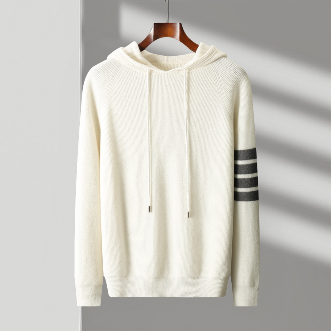 Moe | Felpa Nera Con Cappuccio Uomo Casual 3