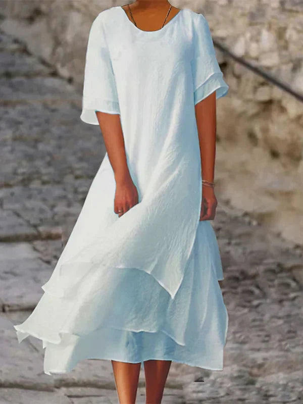Asimmetrico | Abito Sciolto Donna Elegante 5