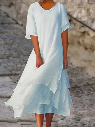 Asimmetrico | Abito Sciolto Donna Elegante 5