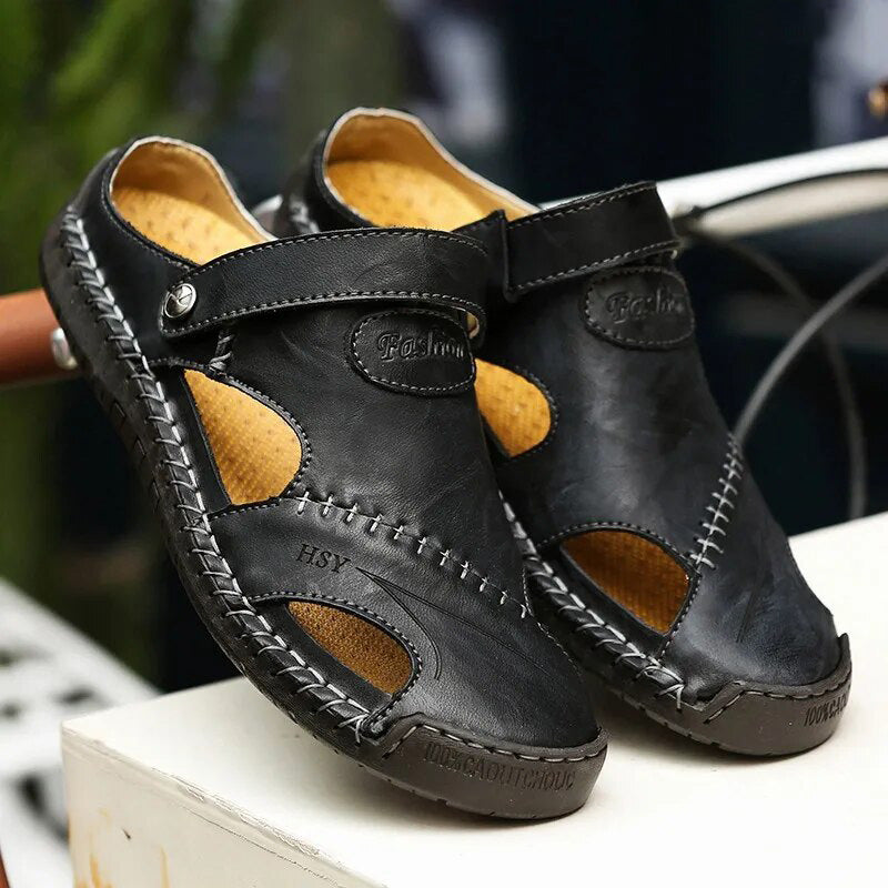 Emiliano | Sandali classici e robusti in pelle