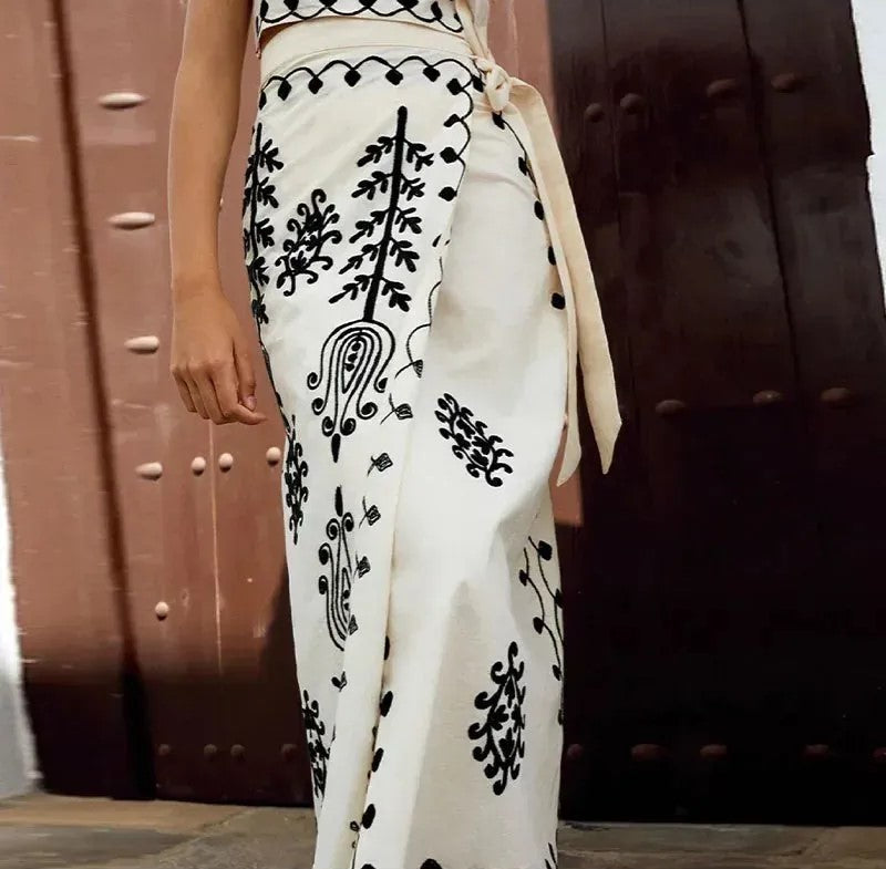 Gerrie | Set top e gonna stampati