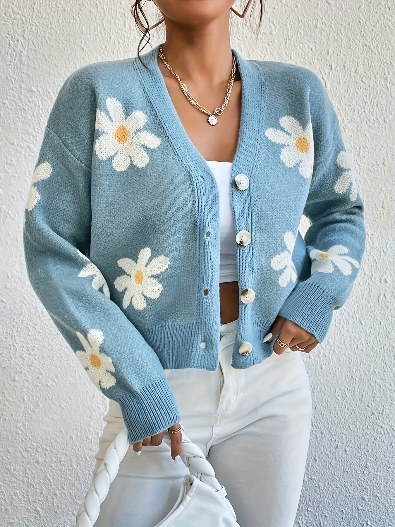 Sandra | Maglione elegante con bottoni