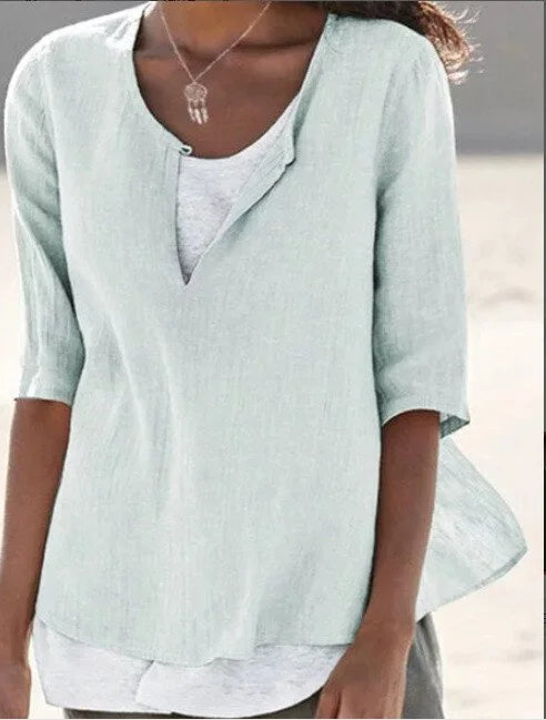 Blusa Estiva | Camicetta Donna Casual Elegante e Versatile 2