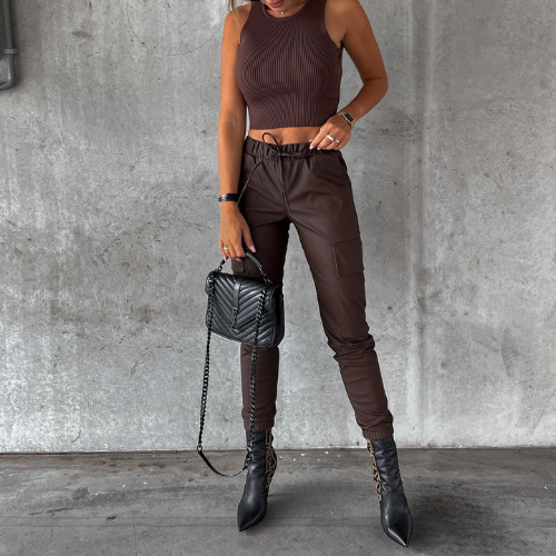 Paola | Pantaloni cargo chic