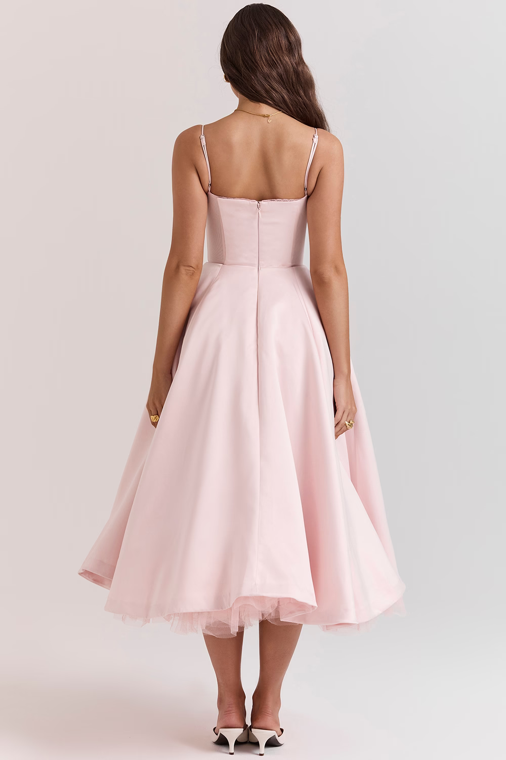 Alessia | Splendido abito midi lucido