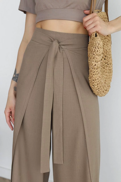 JULIANNA | PANTALONI IN LINO DAL TAGLIO AMPIO