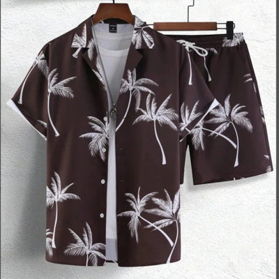 Variant image for Jorden | Set Estivo a 2 Parti con Camicia Tropicale e Pantaloncini Coordinati-41