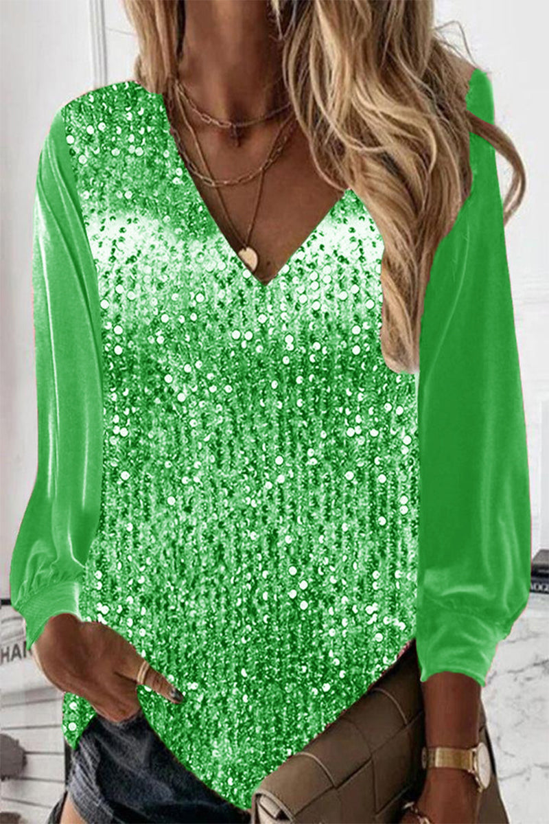 Caprice | Camicetta semplice con glitter