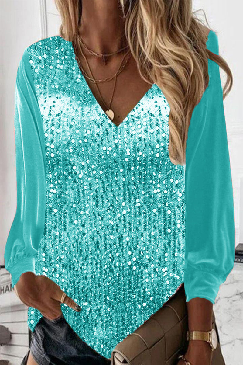 Caprice | Camicetta semplice con glitter