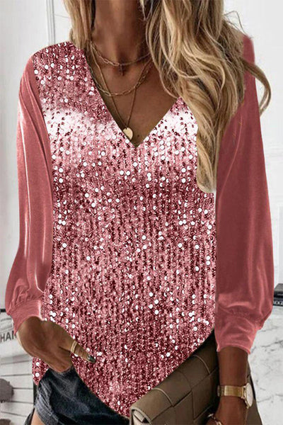 Caprice | Camicetta semplice con glitter