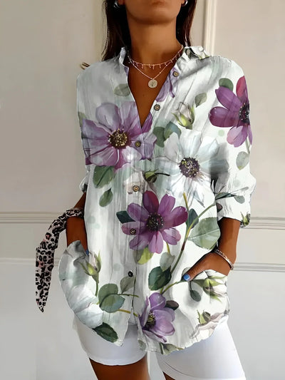 Stella | Camicetta Elegante Donna in Cotone Traspirante 4