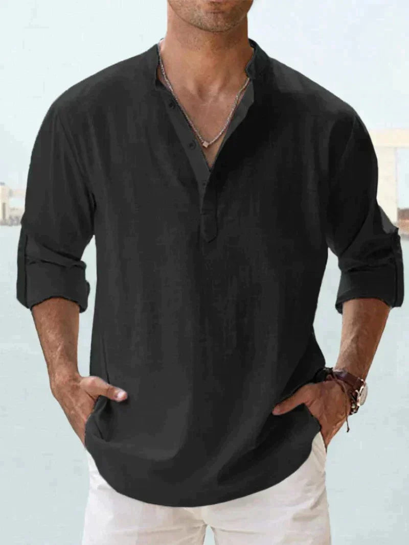 Rio | Camicia di Lino Uomo Casual e Traspirante-2