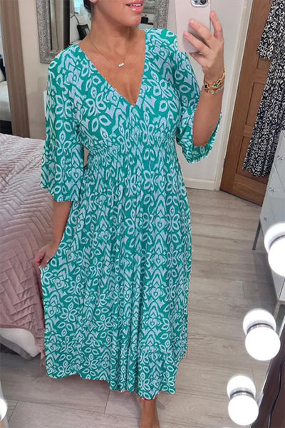 Zelmira | Maxi abito con scollo a V