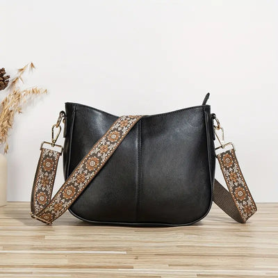 Quirina | Borsa Tracolla Donna Vegana Elegante con Dettagli Dorati 5