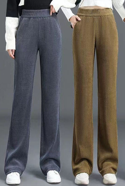 Simona | Pantaloni caldi con elastico in vita