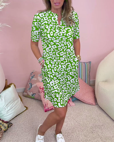 Regina | Abito casual con scollo a V