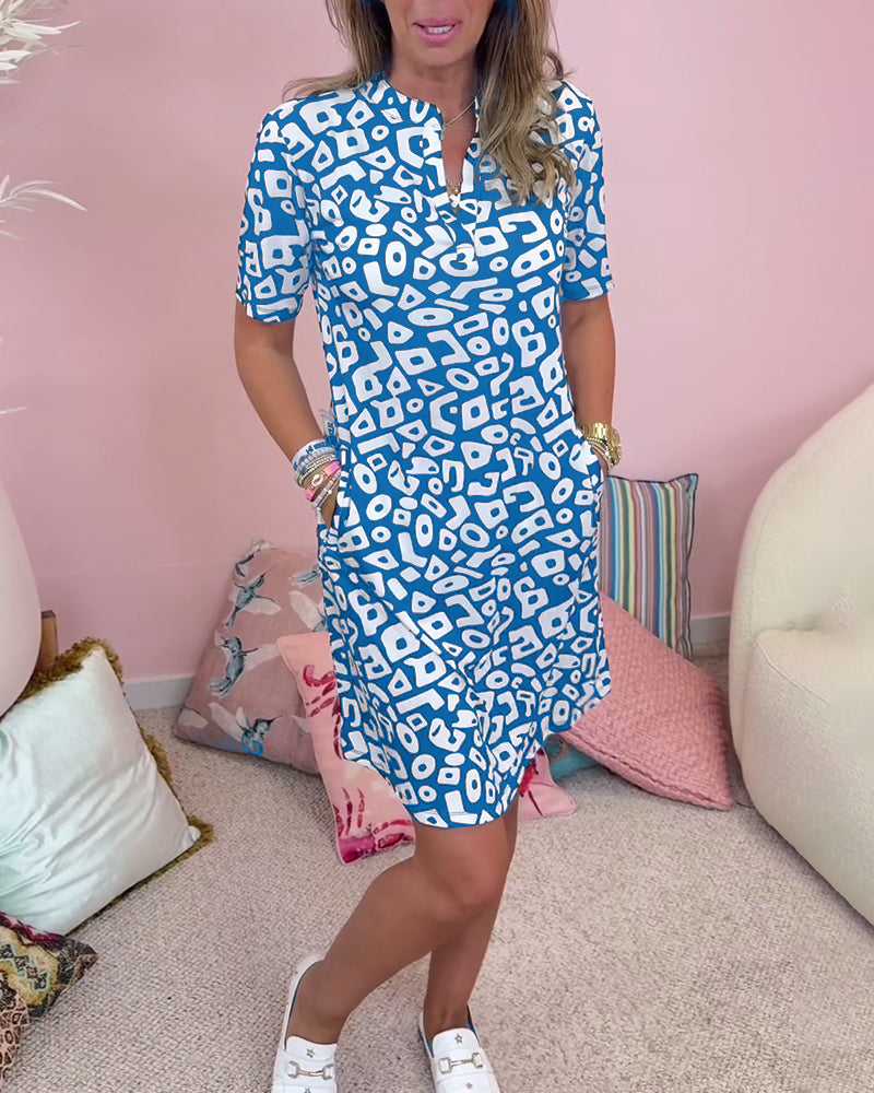 Regina | Abito casual con scollo a V