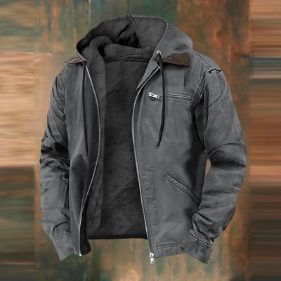 Lorenzo | Giacca con zip e cappuccio