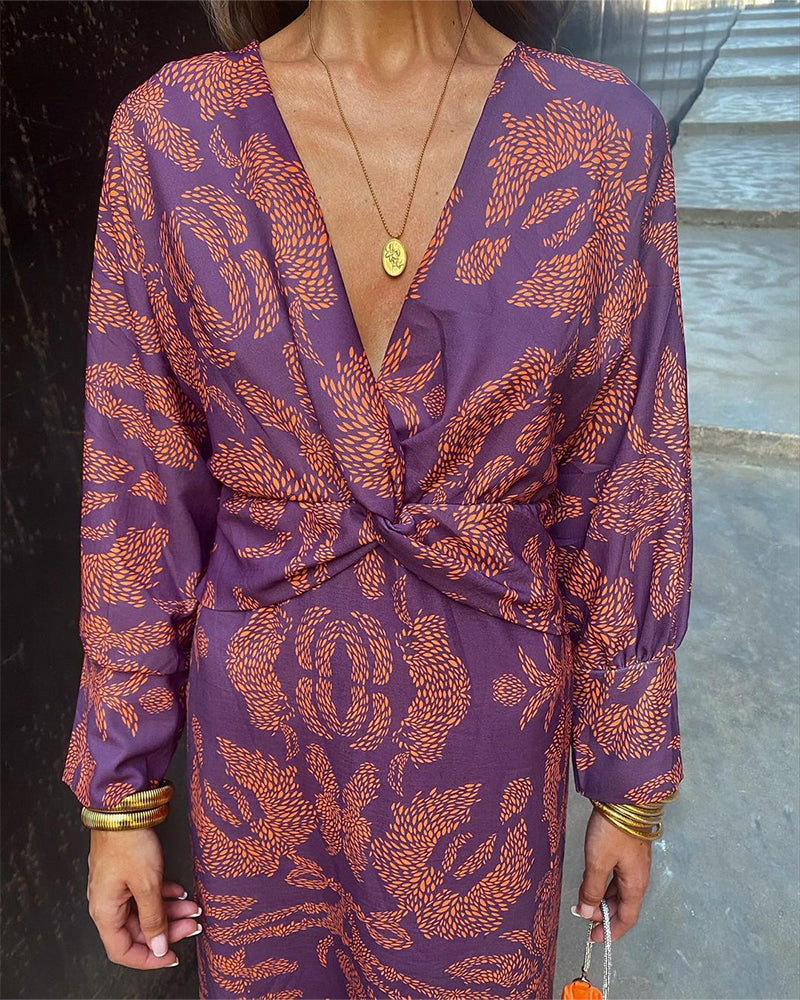 Oriana | Abito elegante con maniche lunghe