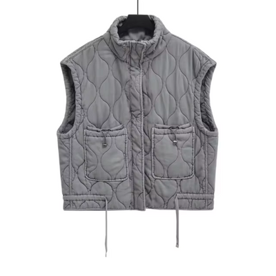 Variant image for Thalia Gilet Donna – Cotone Leggero e Elegante, Smanicato Chic per Autunno/Inverno-1