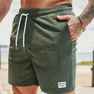 Marcello | Pantaloncini da Uomo in Tessuto di Corda Casual e Leggeri