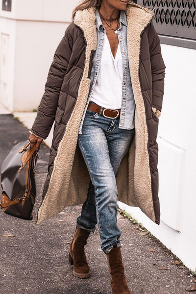 Ginetta | Elegante cappotto reversibile