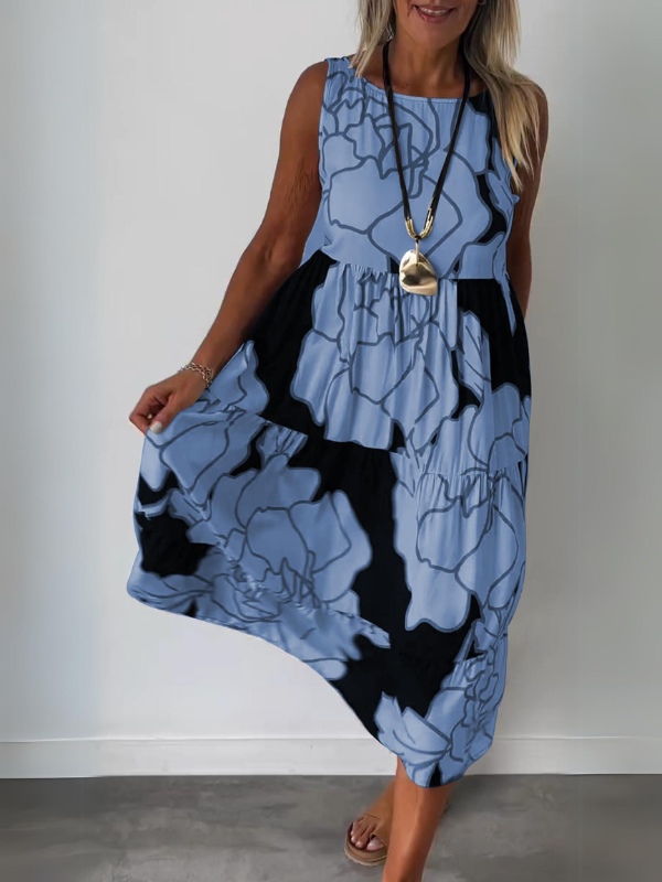 Camila | Abito elegante con stampa floreale