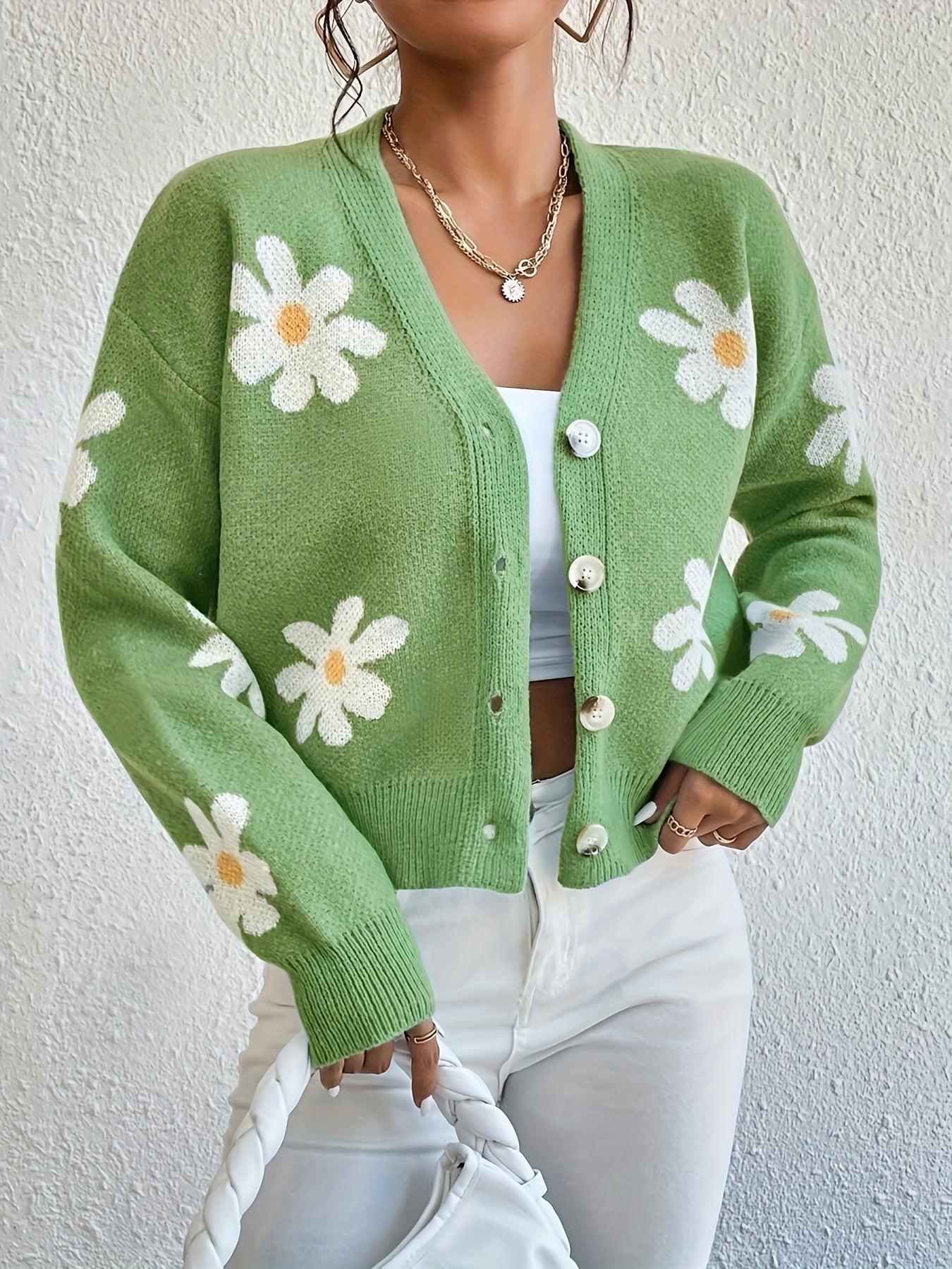 Sandra | Maglione elegante con bottoni