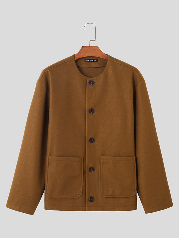 Ricardo | Giacca casual in tweed con bottoni frontali