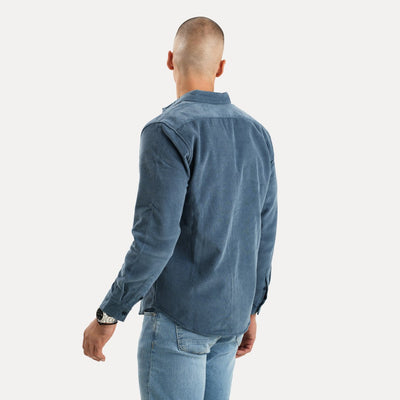 Emiliano | Camicia a manica lunga in velluto a coste