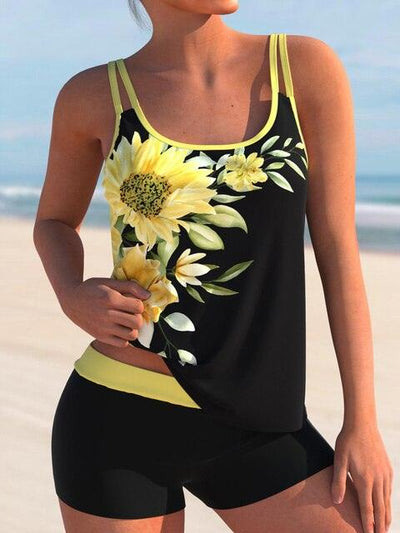 Fiorita | Tankini Floreale Due Pezzi con Imbottitura Leggera 2