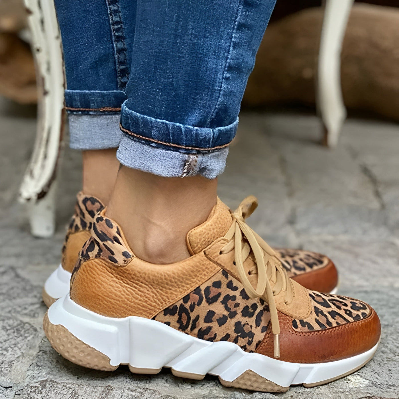 Aurelio | Comode scarpe leopardate