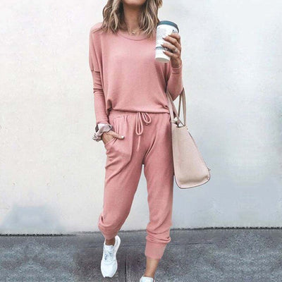 Hannah | Tuta Donna Comoda e Chic con Design Rilassato e Pantaloni Affusolati-1