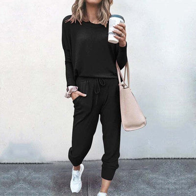 Hannah | Tuta Donna Comoda e Chic con Design Rilassato e Pantaloni Affusolati-4