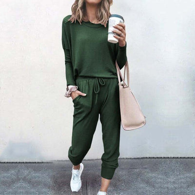 Hannah | Tuta Donna Comoda e Chic con Design Rilassato e Pantaloni Affusolati-6