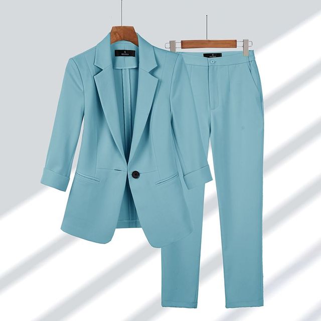 Giulia | Elegante set di pantaloni e blazer aderenti
