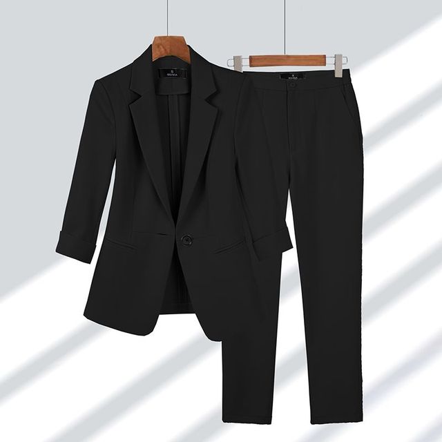 Giulia | Elegante set di pantaloni e blazer aderenti