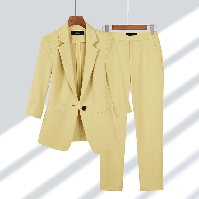 Giulia | Elegante set di pantaloni e blazer aderenti