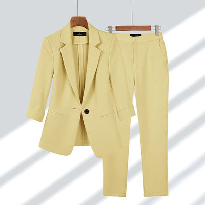 Giulia | Elegante set di pantaloni e blazer aderenti