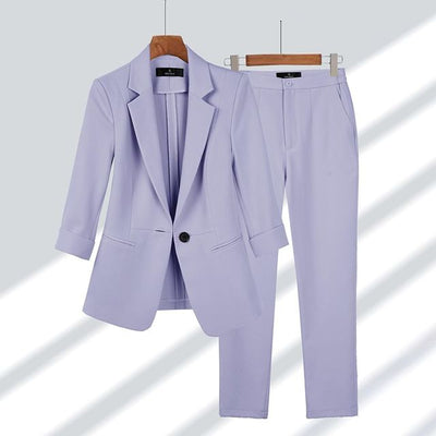 Giulia | Elegante set di pantaloni e blazer aderenti