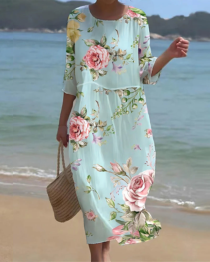 Miranda | Elegante abito floreale