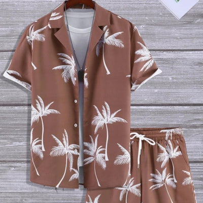 Jorden | Set Estivo a 2 Parti con Camicia Tropicale e Pantaloncini Coordinati 6