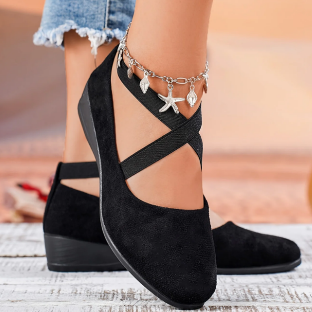 Bellezza | Scarpe da Balletto con Tallone Compensato Eleganti e Comode 2